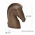 Escultura Cabeça de Cavalo em Poliresina 30x26cm - Imagem 3