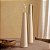Vaso Decorativo de Metal Bege 41cm - Imagem 2