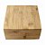 Caixa de Chá com Quatro Divisórias de Bambu 16x16x7,9cm - Imagem 4