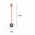 Kit Castiçal Rose Gold e Cimento 41 e 33cm – BTC - Imagem 3