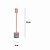 Kit Castiçal Rose Gold e Cimento 41 e 33cm – BTC - Imagem 4