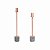 Kit Castiçal Rose Gold e Cimento 41 e 33cm – BTC - Imagem 1