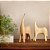 Escultura de Cavalo em Poliresina Bege 22cm - Imagem 2