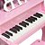 Mini Piano de Cauda Infantil - 30 Teclas - Turbinho - Cor Pink - Imagem 2