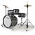 Bateria Turbo Jr. - Prata Sparkle - Imagem 2