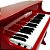 Mini Piano Eletrônico Infantil - 37 Teclas - Turbinho - Cor Vermelho Ferrari - Imagem 3