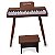 PIANO INFANTIL ELÉTRICO - TURBINHO - COR MADEIRA - Imagem 2