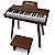 PIANO INFANTIL ELÉTRICO - TURBINHO - COR MADEIRA - Imagem 3