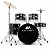 Bateria Turbo Action 22"- Black Sparkle - Imagem 1
