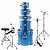 Bateria Turbo Action 22"- Azul Sparkle (Ocean Blue) - Imagem 7