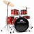 Bateria Turbo Action 22" - Vermelho Sparkle - Imagem 2