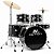Bateria Turbo Action 20"- Black Sparkle - Imagem 4