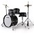 Bateria Turbo Jr. - Preta Sparkle - Imagem 2