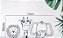 Adesivo de Parede Infantil Safari Zoo Baby 120x55cm - Imagem 2