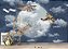 Papel De Parede Adesivo Infantil Aviador Planeta M² - Imagem 4