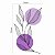 Adesivo Decorativo Parede Floral Minimalista Boho Cd05 - Imagem 2