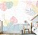Papel de Parede Adesivo Floral Baby Color Infantil M² - Imagem 4