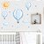 Adesivos Parede Balão Nuvens Sol Aquarela Infantil - Imagem 1