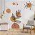Adesivo Parede Decorativo Botânico Floral Boho Tons Terossos - Imagem 4