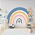 Adesivo Parede Arco Íris Rainbow Colors Bolinhas 150x90cm - Imagem 1