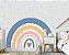 Adesivo Parede Arco Íris Rainbow Colors Bolinhas 150x90cm - Imagem 2
