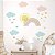 Adesivo de Parede Arco Iris Sol e Nuvens Amor Infantil - Imagem 3