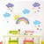 Adesivo de Parede Arco Iris Sol e Nuvens Amor Infantil Baby - Imagem 2