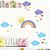 Adesivo de Parede Arco Iris Sol e Nuvens Amor Infantil Baby - Imagem 3
