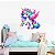 Adesivo de Parede Arco Iris Unicornio Baby - Imagem 3