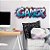 Adesivo de Parede Gamer 100x50cm Infantil - Imagem 1