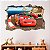 Adesivo Buraco 3D Carros 100x60cm - Imagem 3