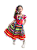 Vestido Junino Infantil BRENDA Modelo 04 - Costas abertas com fita de amarração e Elastex. - Imagem 1