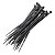 Abraçadeira Nylon 200x2.5 Preta com 100 peças - Imagem 1