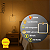 Pendente Millenniun Quadrado LED Embutido 10W 3000K 1000lm Gold- Hevvy SL-0574/H1 - Imagem 3