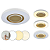 Plafon LED Devon 24w 1920lm Multitemperatura Redondo Branco e Dourado Hevvy LY-8763M - Imagem 5