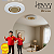 Plafon LED Devon 24w 1920lm Multitemperatura Redondo Branco e Dourado Hevvy LY-8763M - Imagem 2