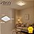 Plafon LED Fiann 34cm 24w 1920lm Multitemperatura Luz Amarela/Neutro/Branco Quadrado Branco Hevvy LY-8207BS - Imagem 4