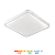 Plafon LED Fiann 34cm 24w 1920lm Multitemperatura Luz Amarela/Neutro/Branco Quadrado Branco Hevvy LY-8207BS - Imagem 1