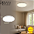 Plafon LED Fiann 49cm 48w 3840lm Multitemperatura Luz Amarela/Neutro/Branco Redondo - Branco - Hevvy LY-8207AL - Imagem 4