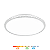 Plafon LED Fiann 39cm 24w 1920lm Multitemperatura Luz Amarela/Neutro/Branco Redondo Hevvy LY-8207AM - Imagem 1