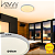 Plafon LED Montana 41cm 24w 1920lm Multitemperatura Luz Amarela/Neutro/Branco Redondo Branco Hevvy LY-8762M - Imagem 4