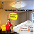 Plafon LED Vontae 43cm 48w 3840lm Multitemperatura Luz Amarela/Neutro/Branco Quadrado - Branco Hevvy LY-8809BM - Imagem 3