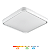 Plafon LED Vontae 43cm 48w 3840lm Multitemperatura Luz Amarela/Neutro/Branco Quadrado - Branco Hevvy LY-8809BM - Imagem 1