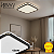 Plafon LED Vontae 43cm 48w 3840lm Multitemperatura Luz Amarela/Neutro/Branco - Preto Hevvy LY-8809BM - Imagem 4