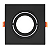Spot de Embutir Quadrado Face Plana Direcionável PAR20 E27 – Preto - Pix - Imagem 1
