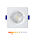 Spot LED de Embutir Quadrado 3W 200lm 3000K Luz Quente Direcionável - Foxlux - Imagem 1