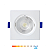 Spot LED de Embutir Quadrado 3W 200lm 6500K Luz Fria  Direcionável - Foxlux - Imagem 1