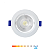 Spot LED de Embutir Redondo 3W 200lm 6500K Luz Fria  Direcionável - Foxlux - Imagem 1