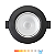 Spot LED de Embutir Redondo 5W 350lm 6500K Luz fria Direcionável - Preto Foxlux - Imagem 1