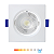 Spot LED de Embutir Quadrado 5W 350lm 6500K Luz fria Direcionável - Foxlux - Imagem 1